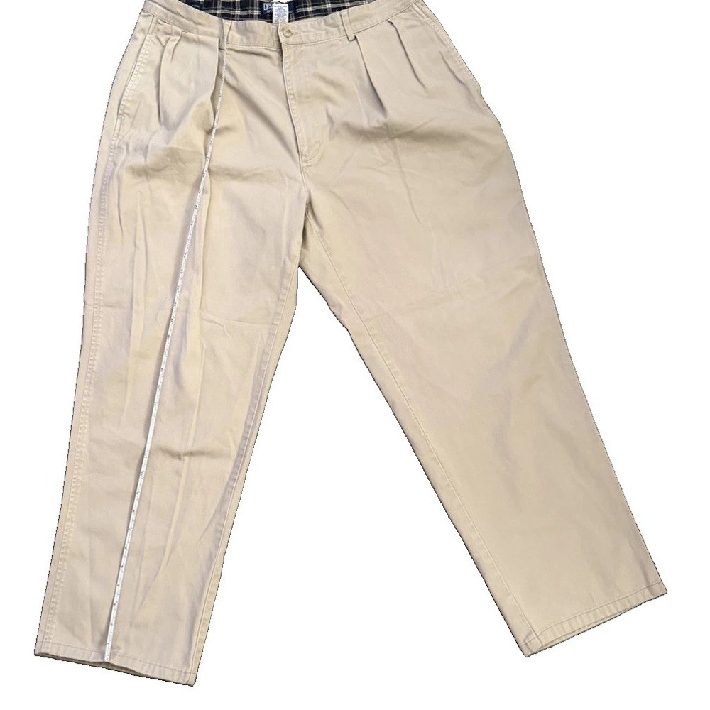 Polo Ralph Lauren Classic Golf Pants Mens Khaki Pleated Cotton Vintage Chino
